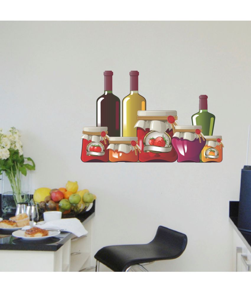     			Decor Villa Bottles Foods & Beverages Foods & Beverages PVC Sticker