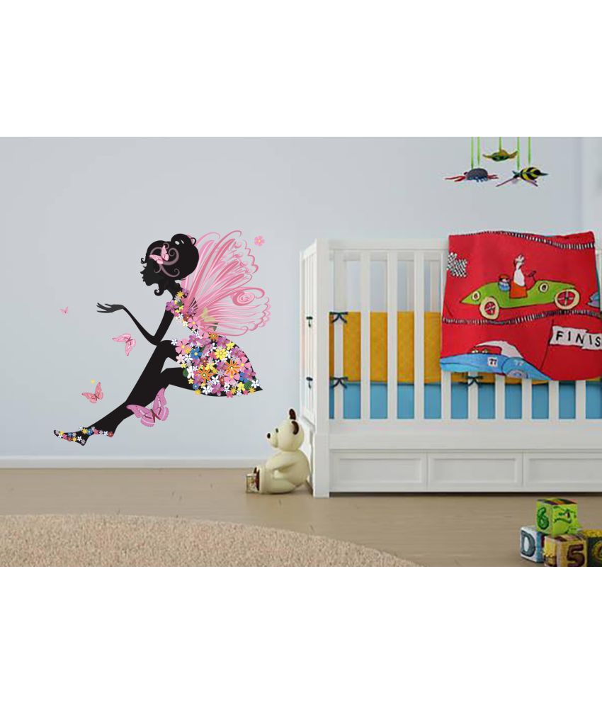     			Decor Villa Flower Fairy Cartoon Characters Cartoon Characters PVC Sticker