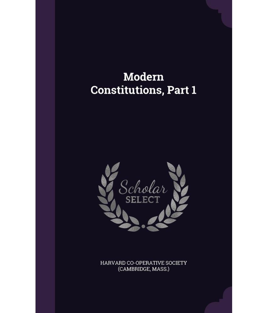 Modern Constitutions Part 1 Buy Modern Constitutions Part 1 Online