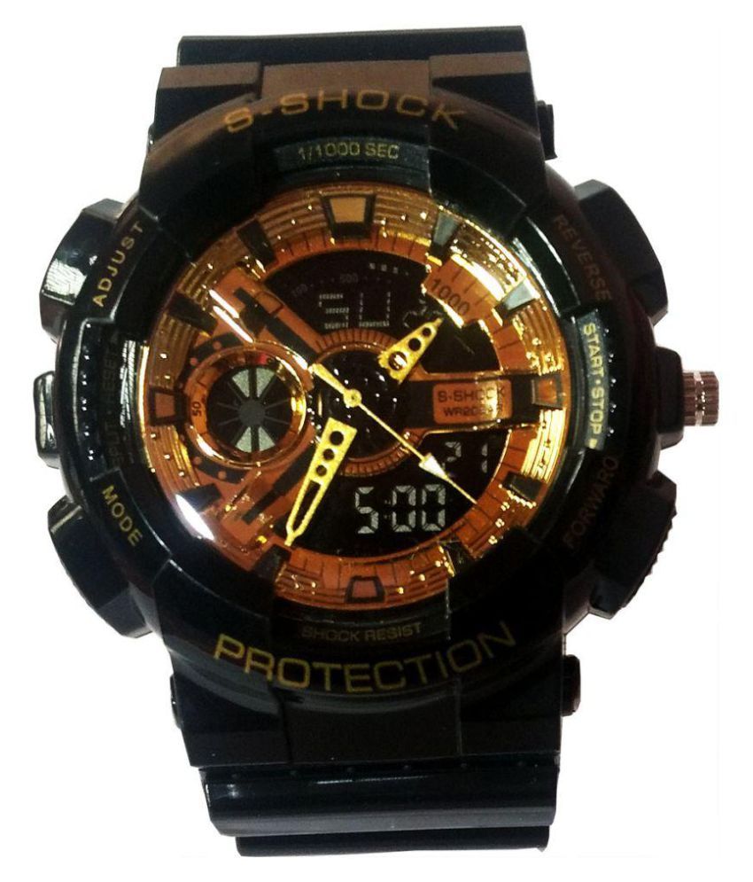g shock golden dial