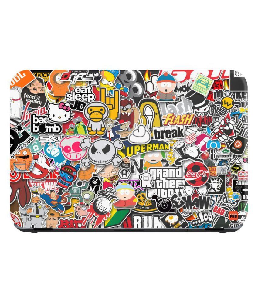 Sticker Pro _Sticker Bomb Laptop Skin printed on Premium Vinyl Buy