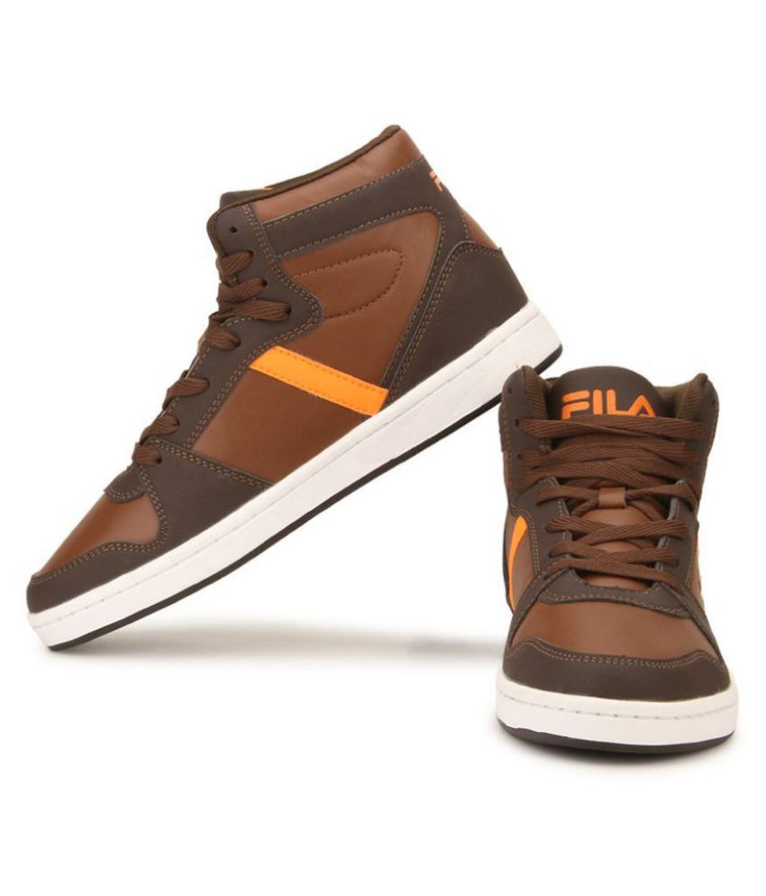 fila brown sneakers