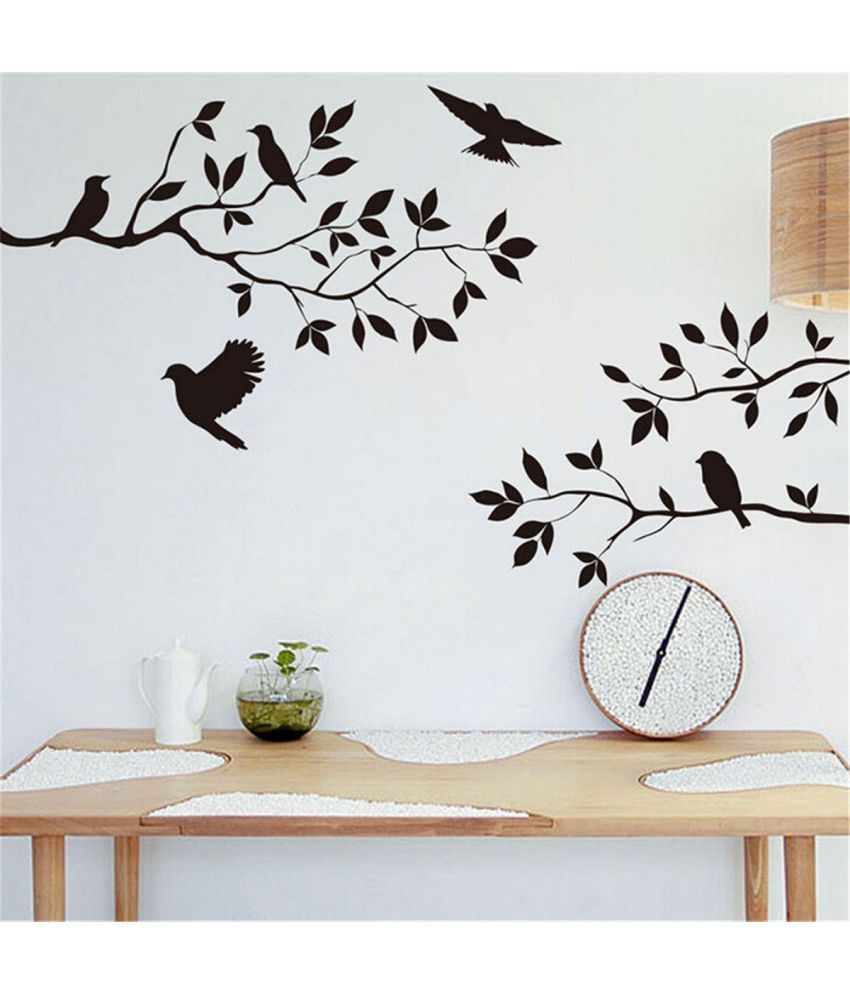 Sticker Studio tree & birds Nature Nature PVC Sticker - Buy Sticker ...