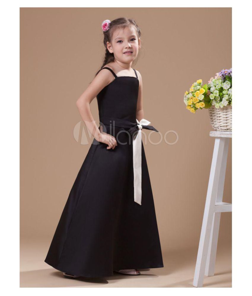 black silk frock