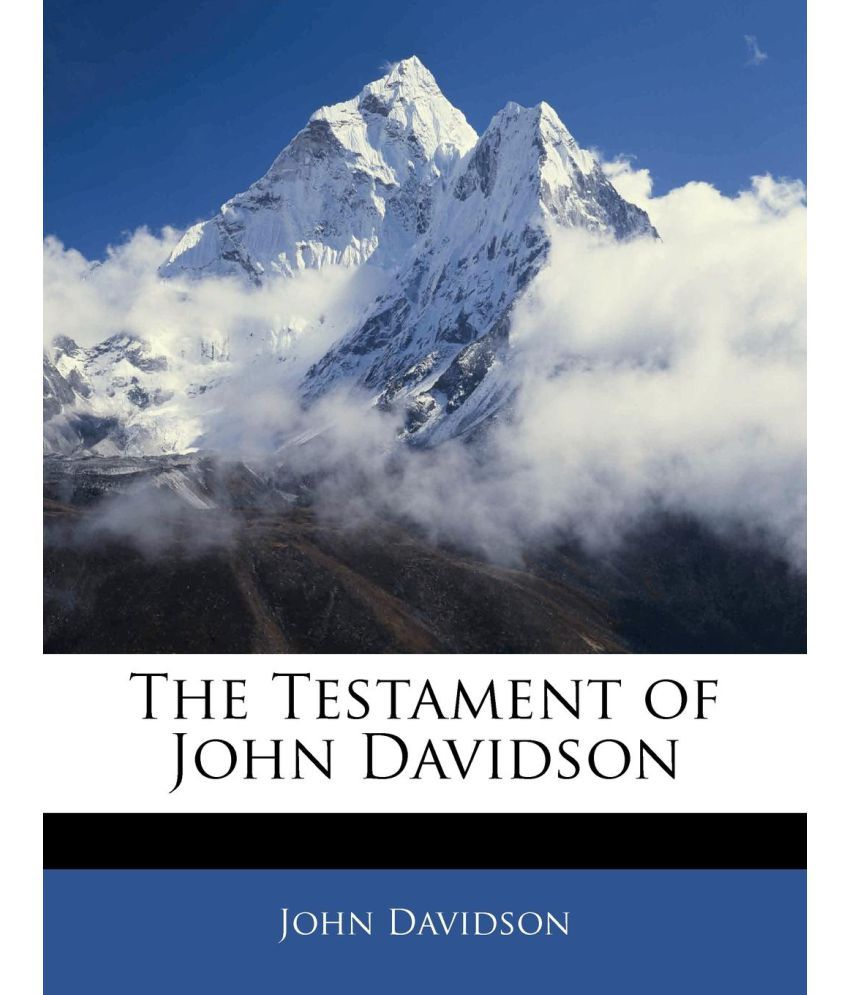 The Testament Of John Davidson Buy The Testament Of John Davidson Online At Low Price In India On Snapdeal