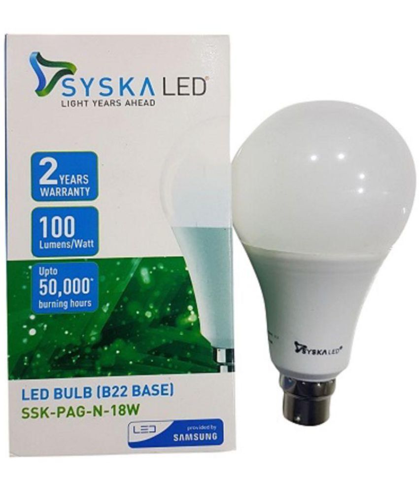 syska 18w led bulb