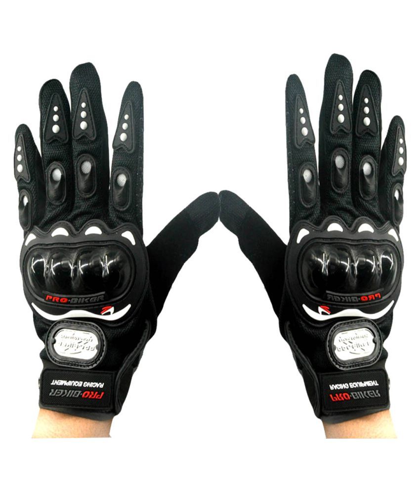 Motorcycle Riding Full Finger Driving Gloves (XL, Blue) Buy Motorcycle