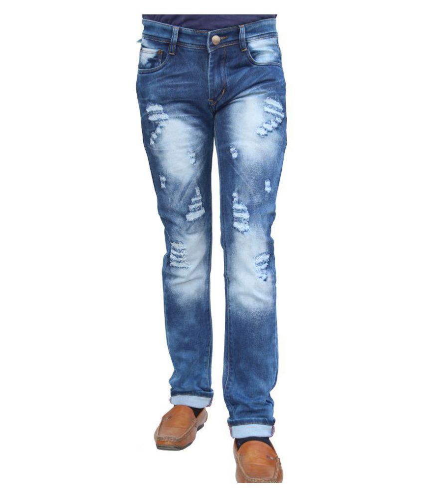 blue relaxed jeans