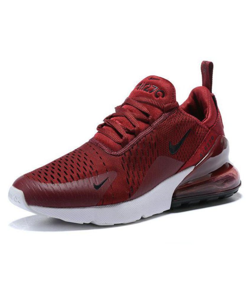 nike air max 270 red running shoes