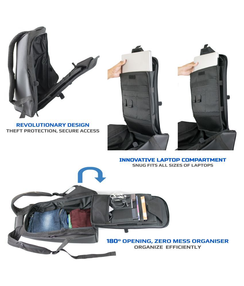 gods ghost anti theft laptop backpack