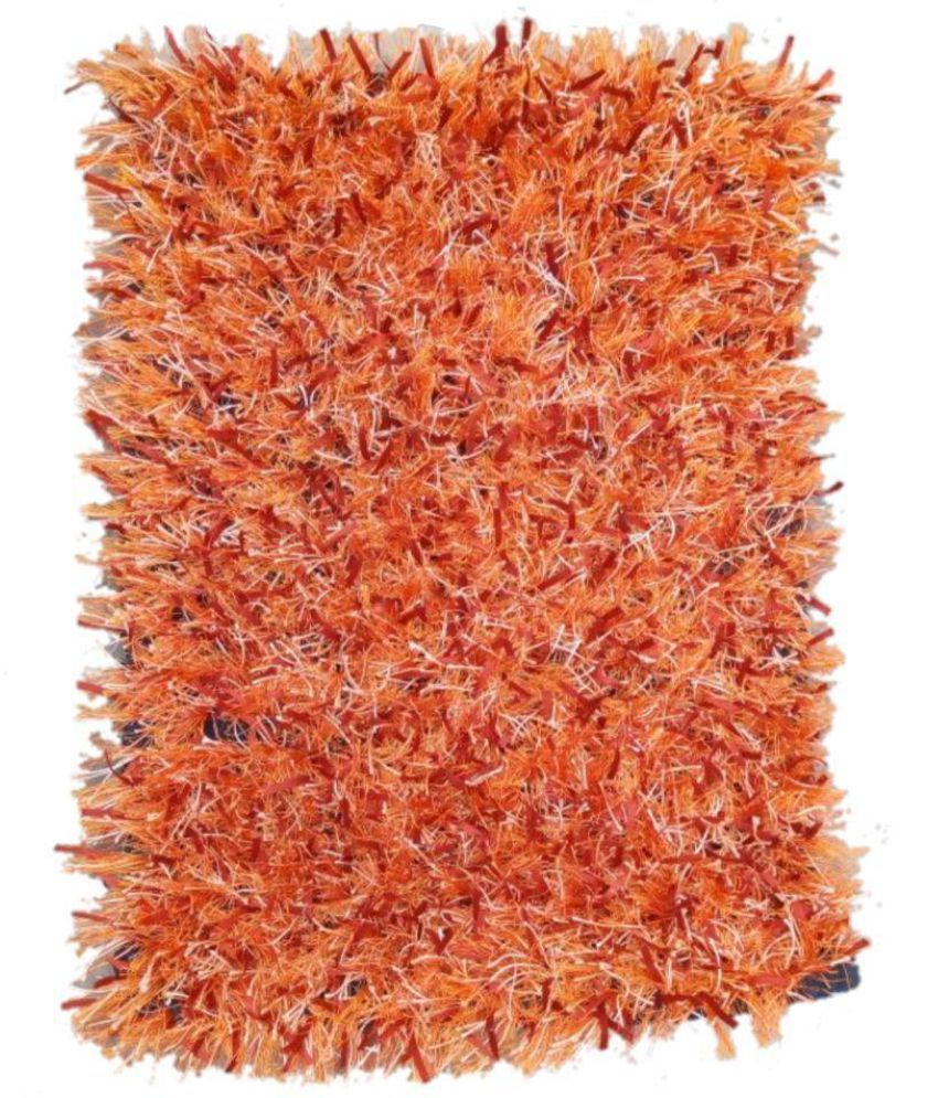 Yunique Artz Orange Single Door Mat Buy Yunique Artz Orange Single