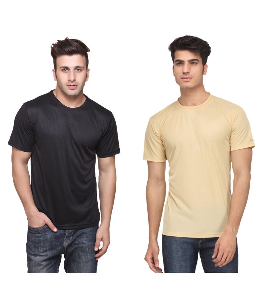     			FUNKY GUYS Multi Round T-Shirt Pack of 2