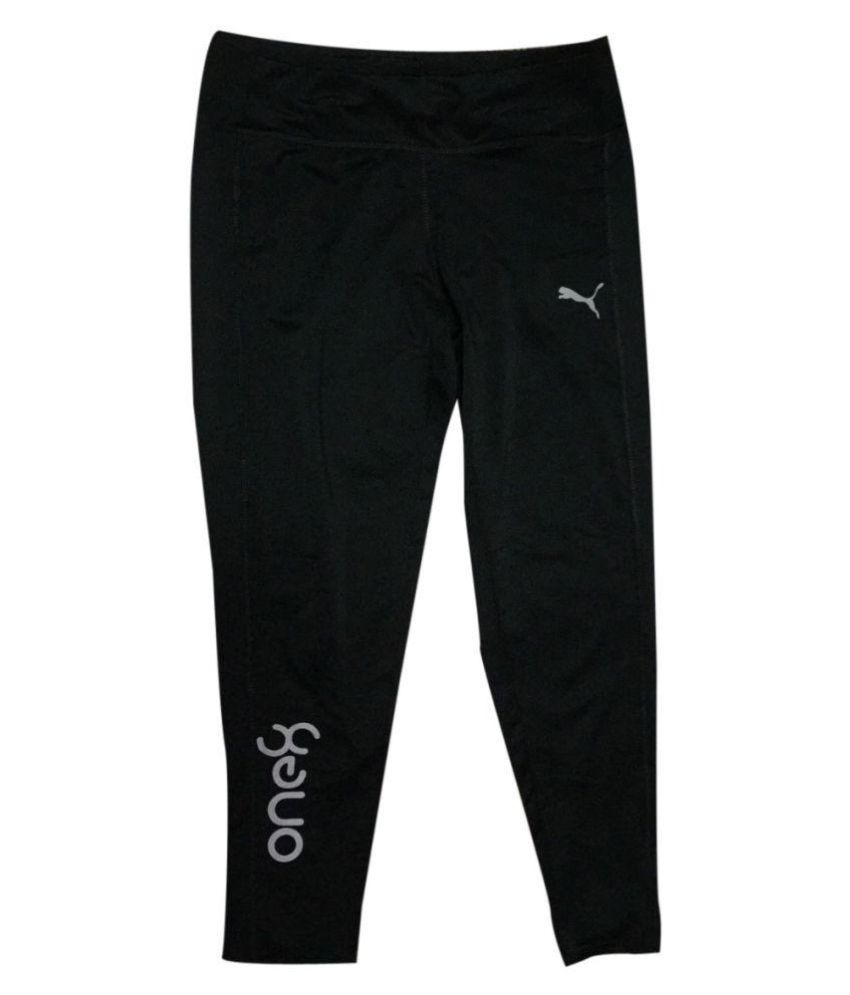 black puma joggers womens