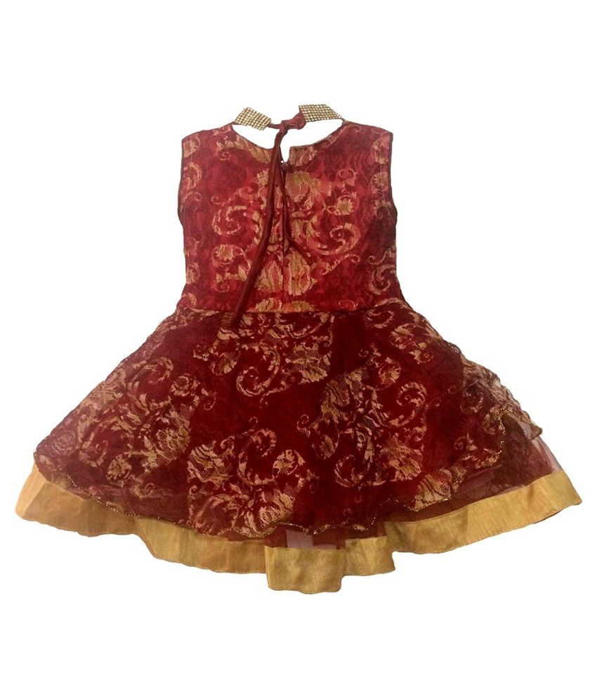 pink net frock