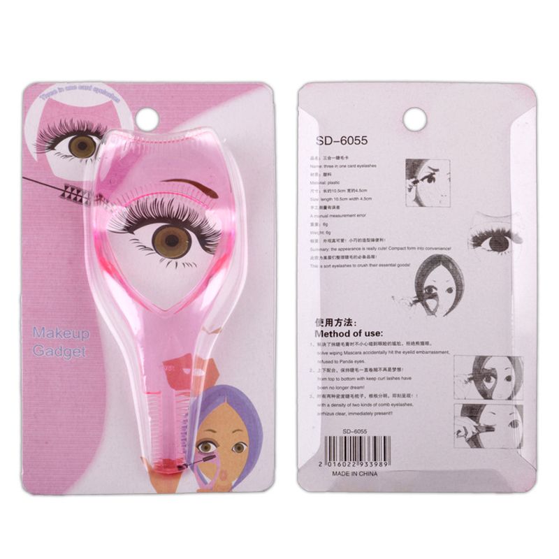 1pc Women Mascara Applicator Comb Eyelash Card Portable Eye Lashes
