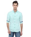 Black Coffee Green Slim Fit Shirt