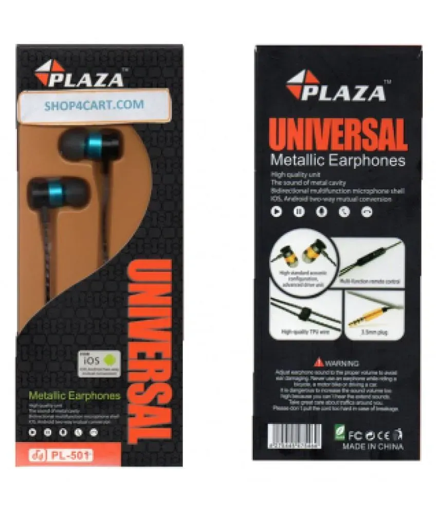 Plaza earphone under online 100