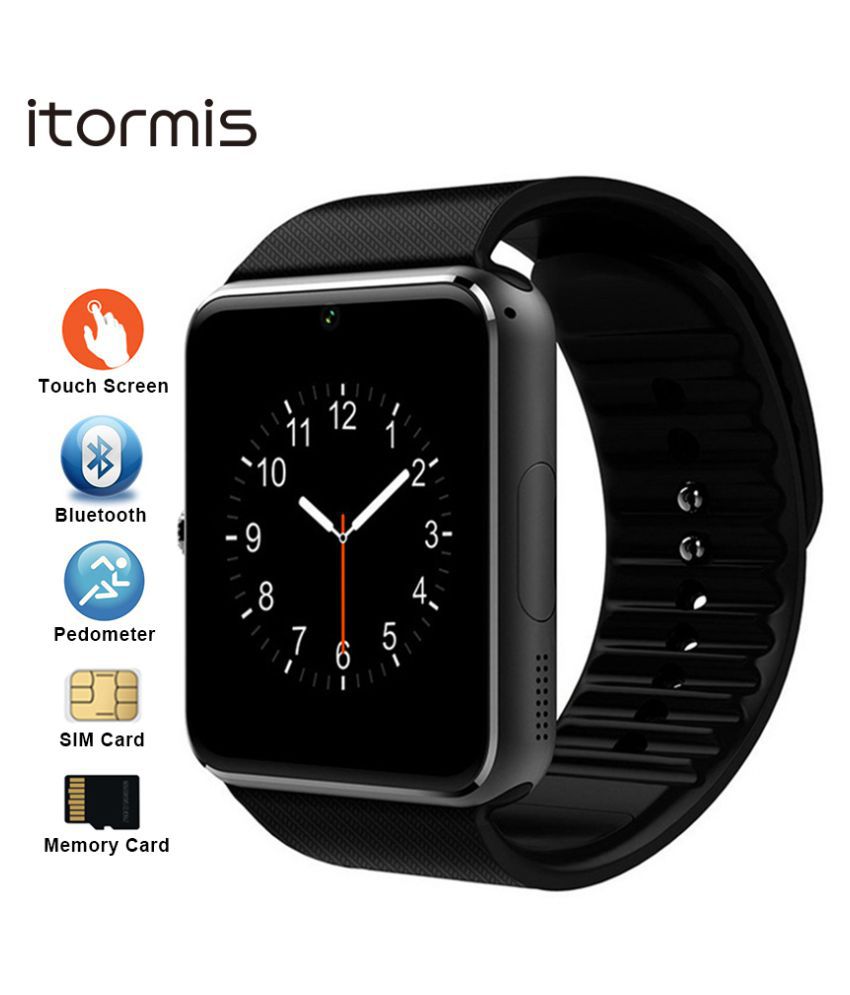 WowObjects bluetooth SIM card smart watch smartwatch phone watch smart Clock Pedometer Camera ...