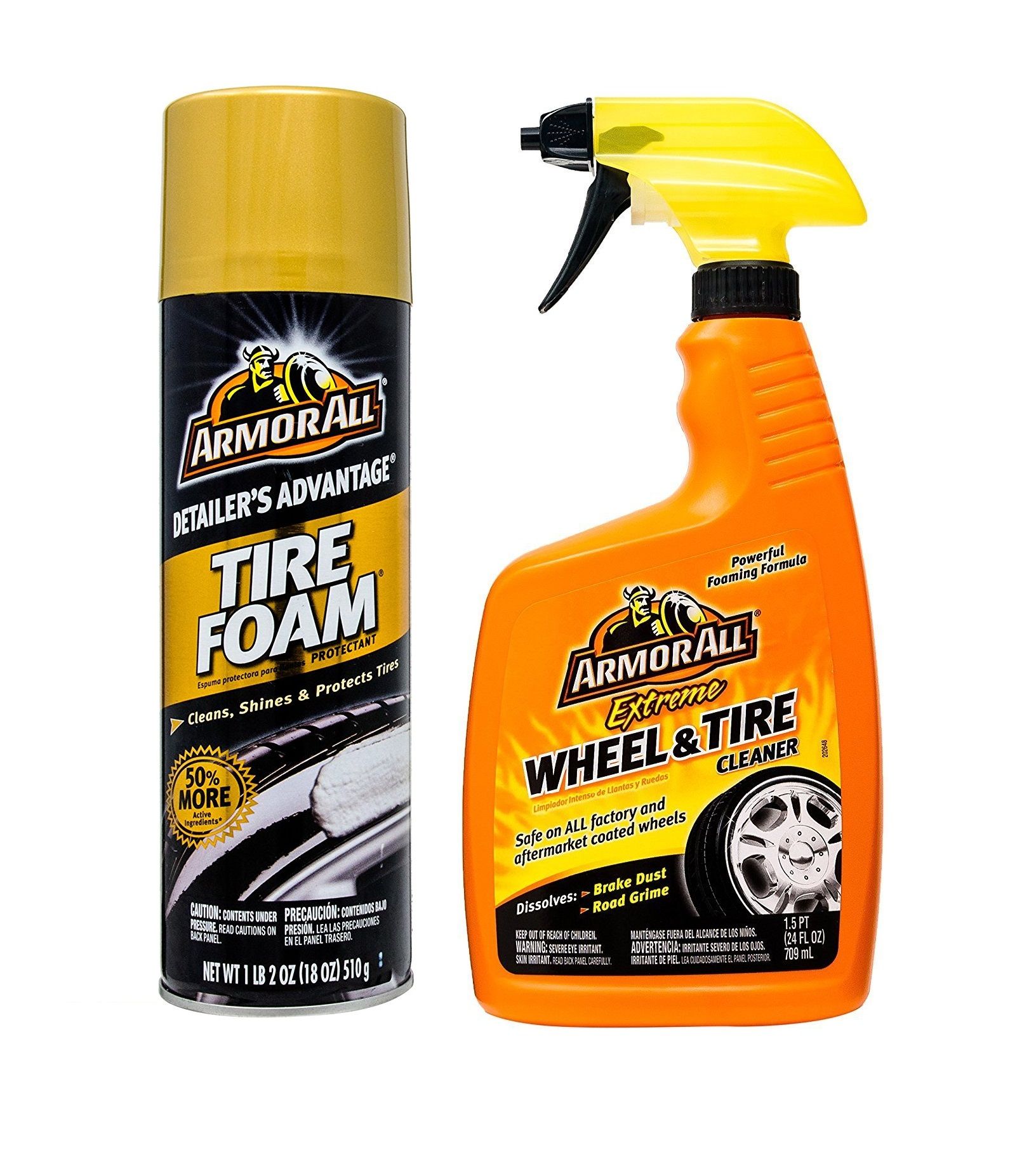 Armorall Detailer Tire foam 510 gm with Armorall Alloy Wheel Tire