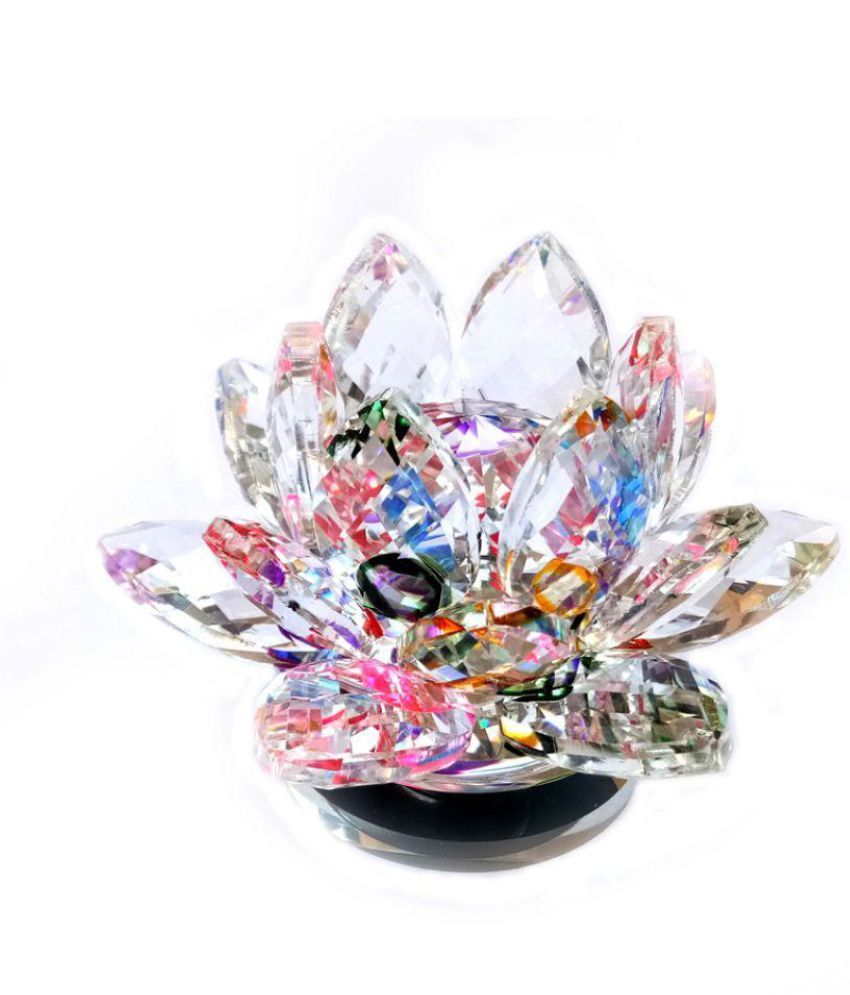     			S.S Collection Glass Crystal Lotus