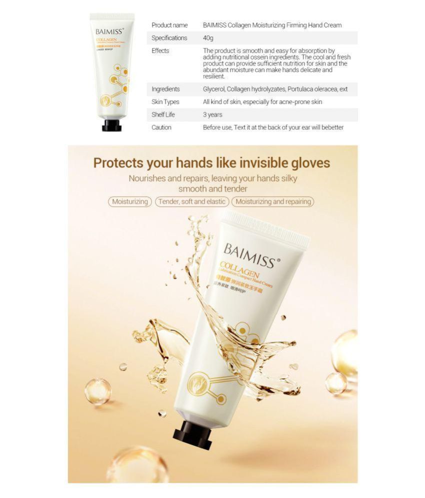 BAIMISS COLLAGEN COMPACT HAND CREAM Hand Cream 40 gm Buy BAIMISS