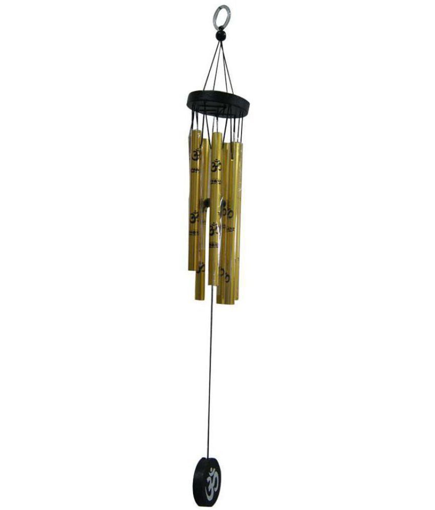     			Arina Collection Feng Shui Om Matte Aluminium Wind Chime