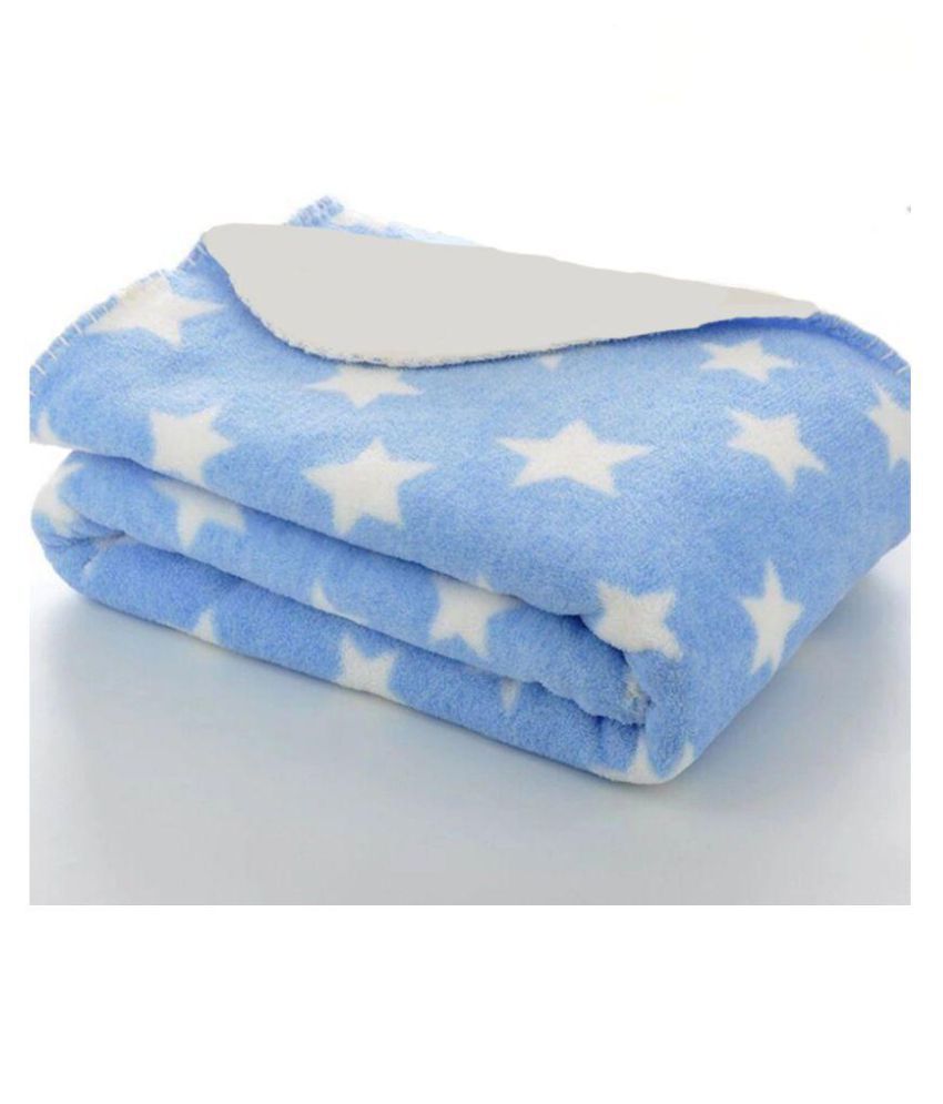     			Brandonn - Blue Flannel Baby Blanket (Pack of 1)