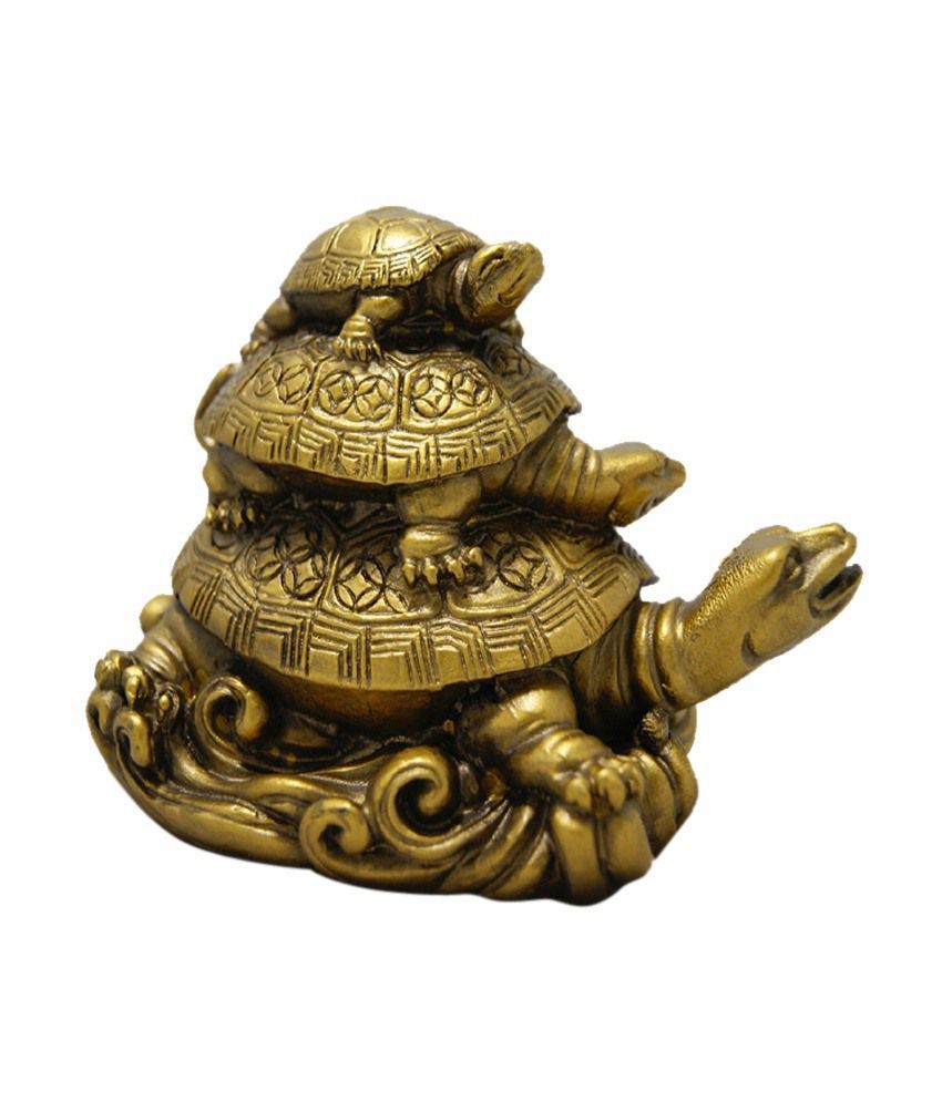     			S.S Creation Feng Shui Three Tiered Tortoises For Health Wealth And Luck