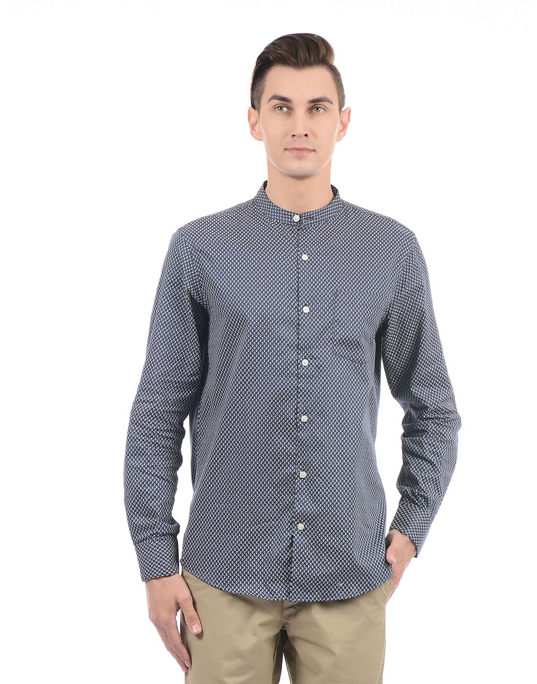 Arrow Navy Regular Fit Shirt - Buy Arrow Navy Regular Fit Shirt Online ...