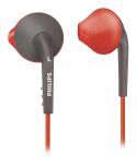 Refurbished Philips ActionFit SHQ1200 On Ear Wired Headphone Without Mic Orange & Grey