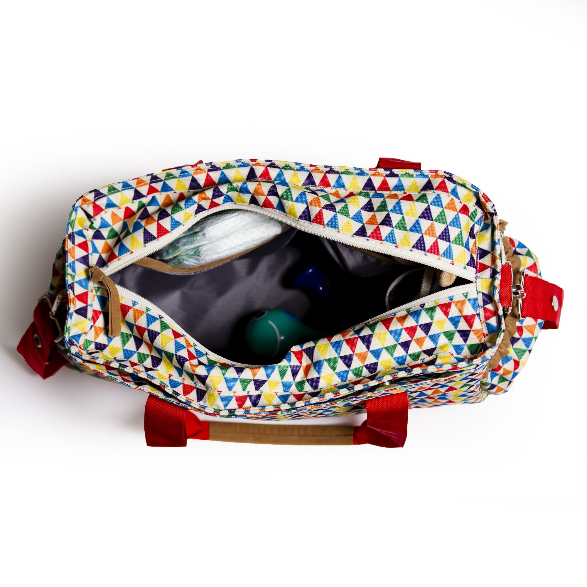 Baby Jalebi MultiColour Canvas Diaper Bag ( 31 cm Buy Baby Jalebi