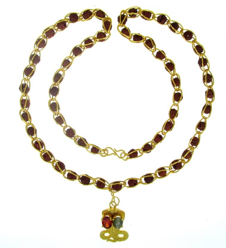     			Shivoham RAhu Ketu Pendant 5 Face Rudraksha