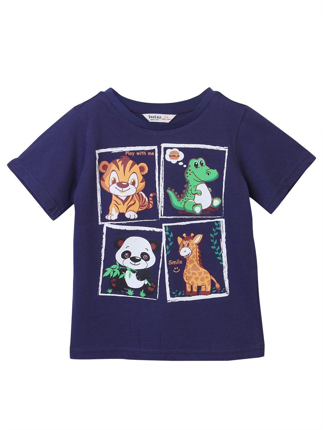 Animal Print TShirt Navy 6Y Buy Animal Print TShirt Navy 6Y Online