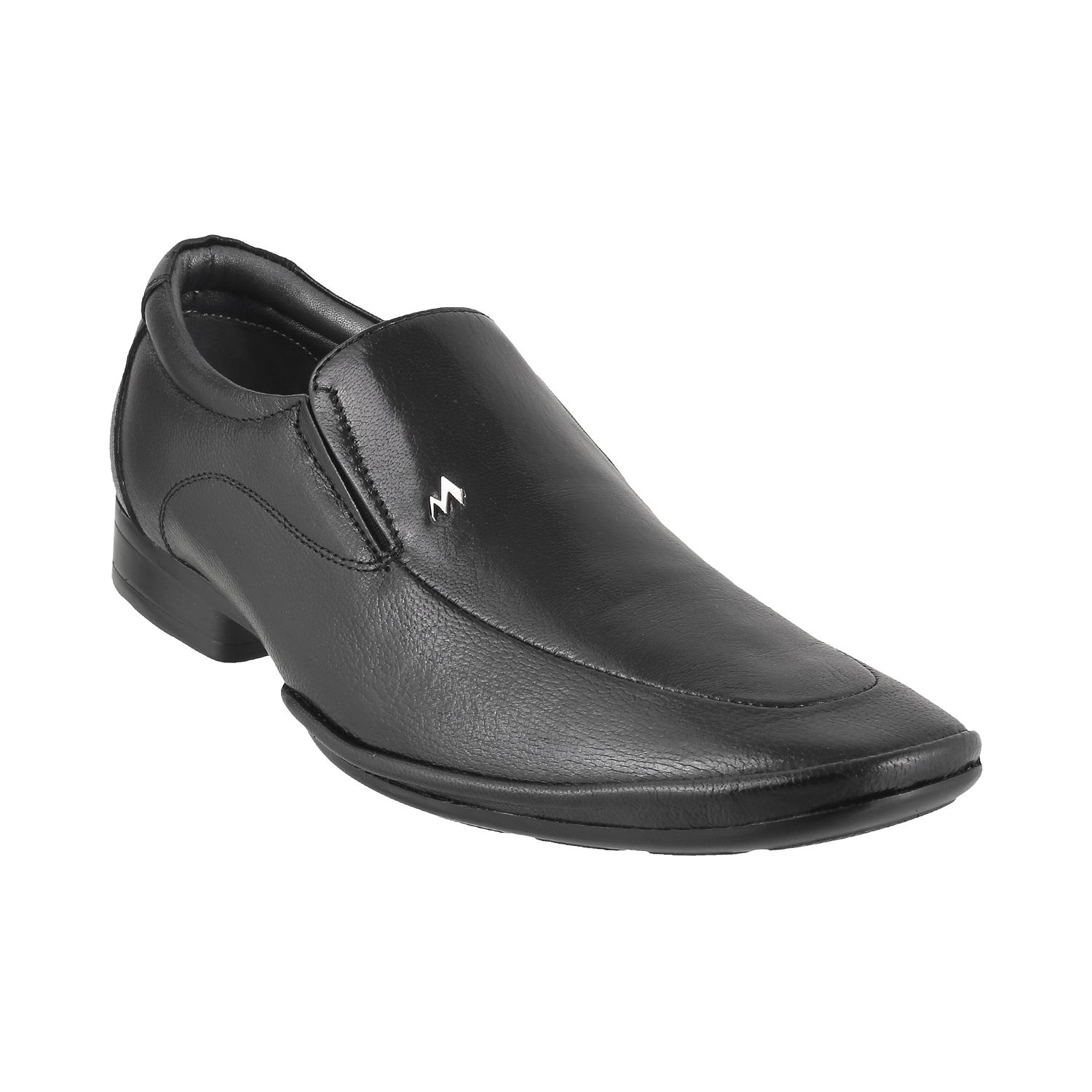     			METRO Slip On Artificial Leather BLACK Formal Shoes