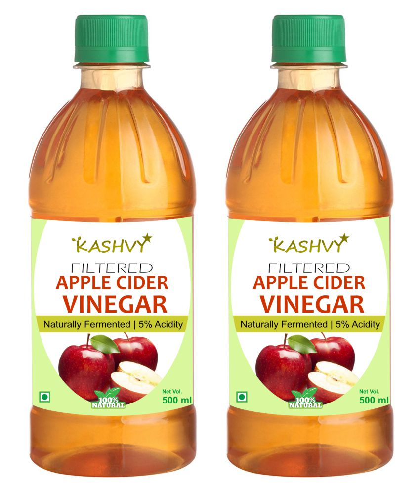     			NutrActive Kashvy Filtered Apple Cider Vinegar 1000 ml Unflavoured Pack of 2