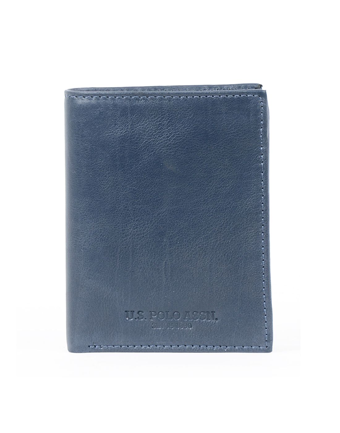 U.S. Polo Assn. Leather Navy Casual Regular Wallet: Buy Online at Low