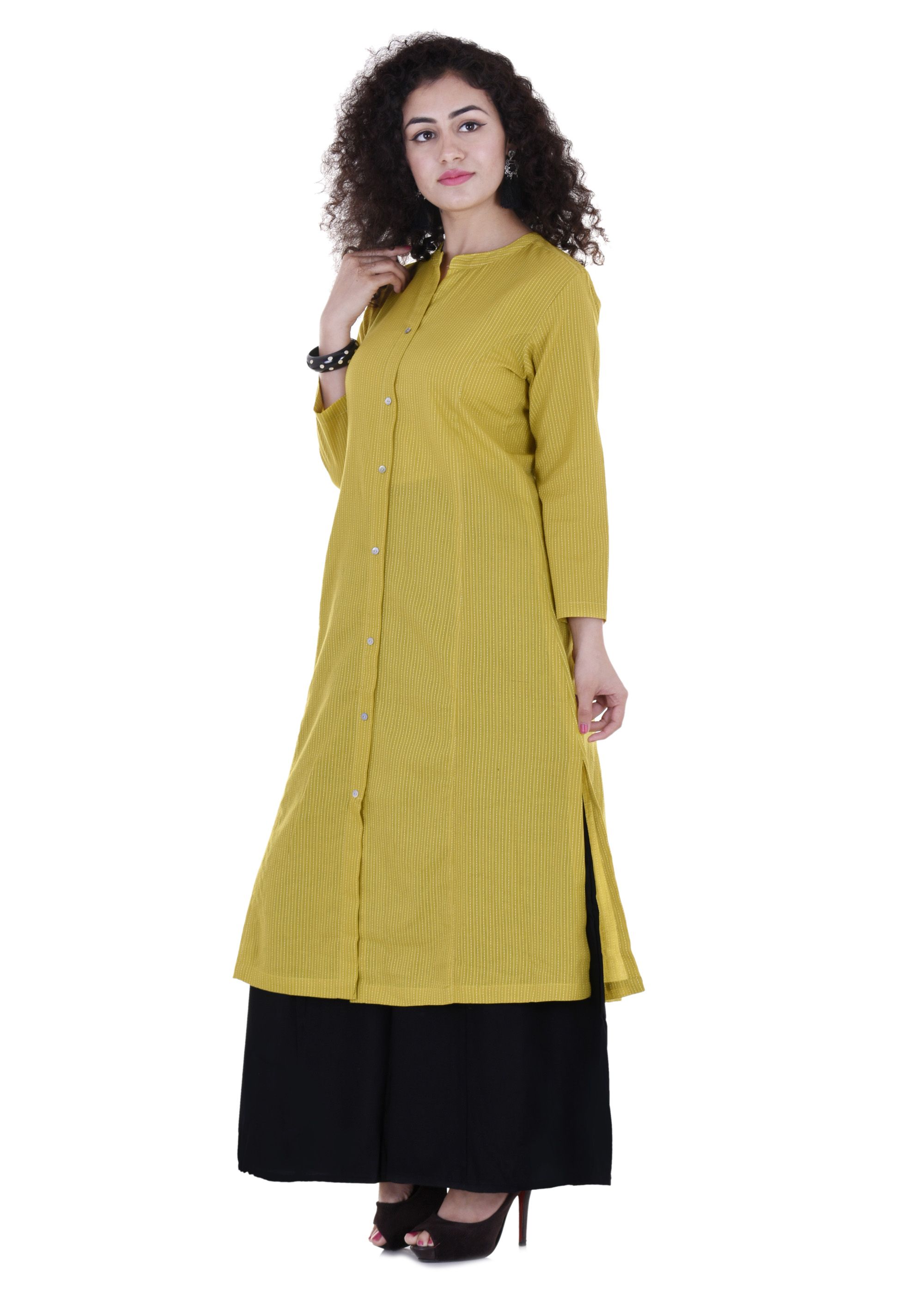 a line princess cut kurti