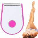 Jm 2 in 1 Ladies Washable Cordless Electric Rechargeable Shaver Trimmer Razor Foil Shaver ( White )