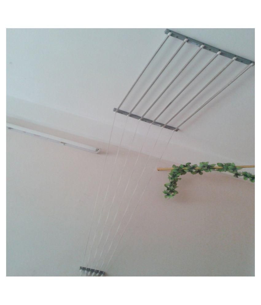 Graphitos Economy Stainless Steel Rust Proof Ceiling Clothes