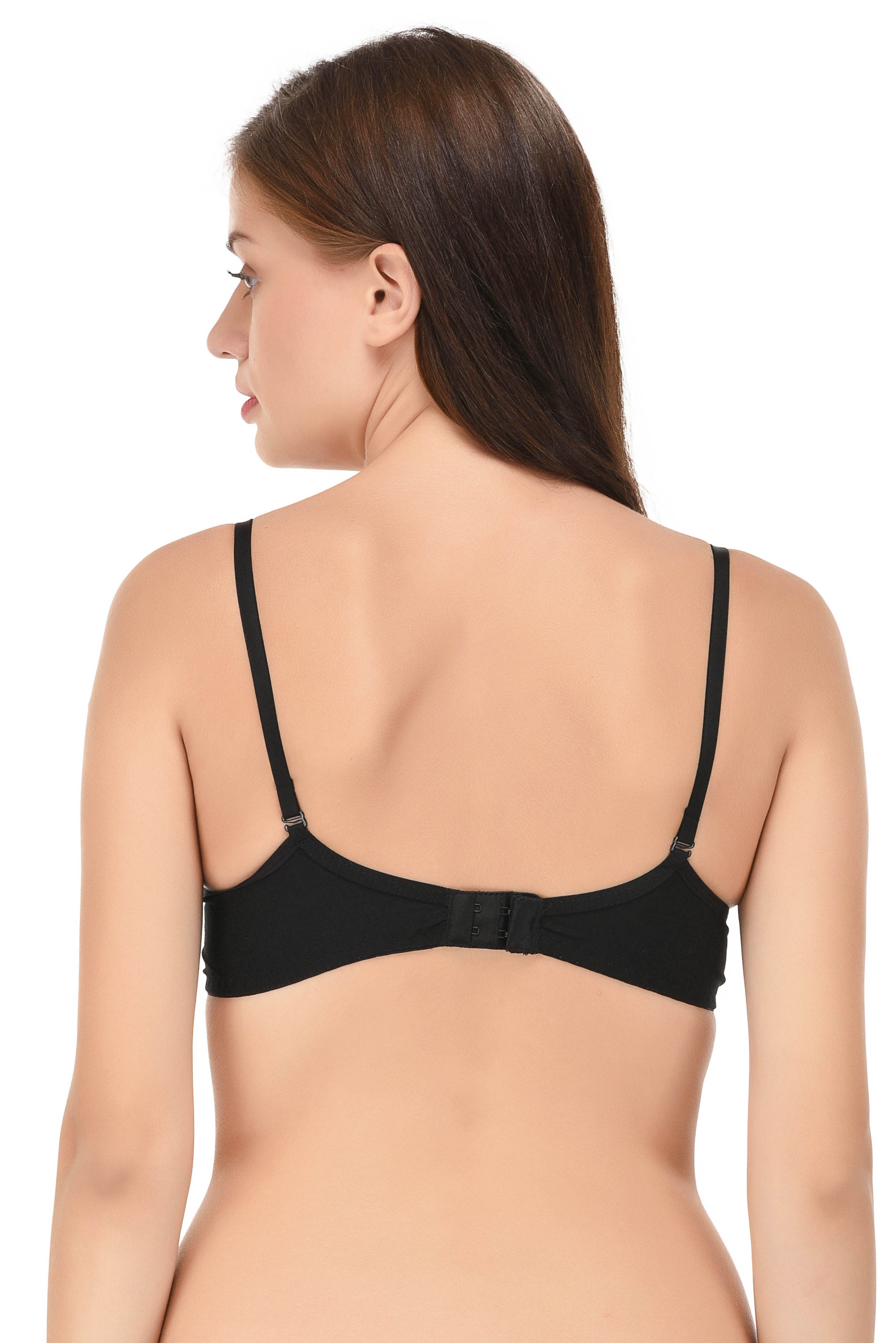 Buy Lizaray Cotton Push Up Bra Black Online At Best Prices In India Snapdeal