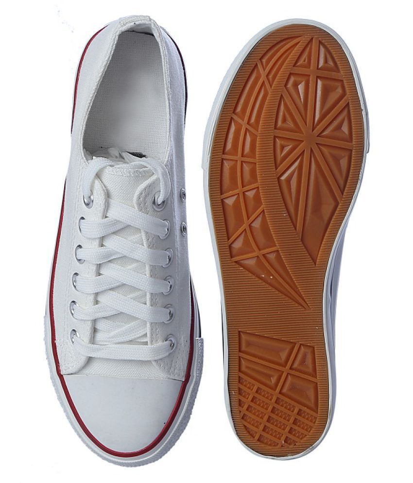 romanfox white casual sneaker