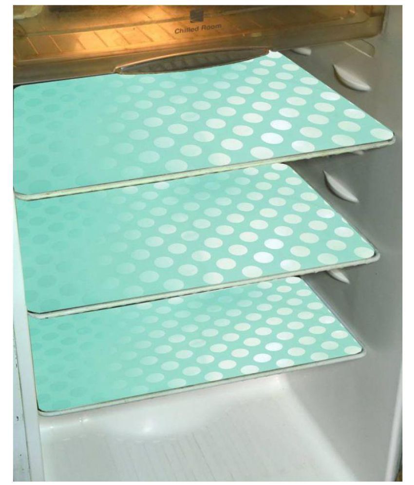 Khushi Creation Set of 6 PVC Fridge Mat " Refrigerator Drawer Mats
