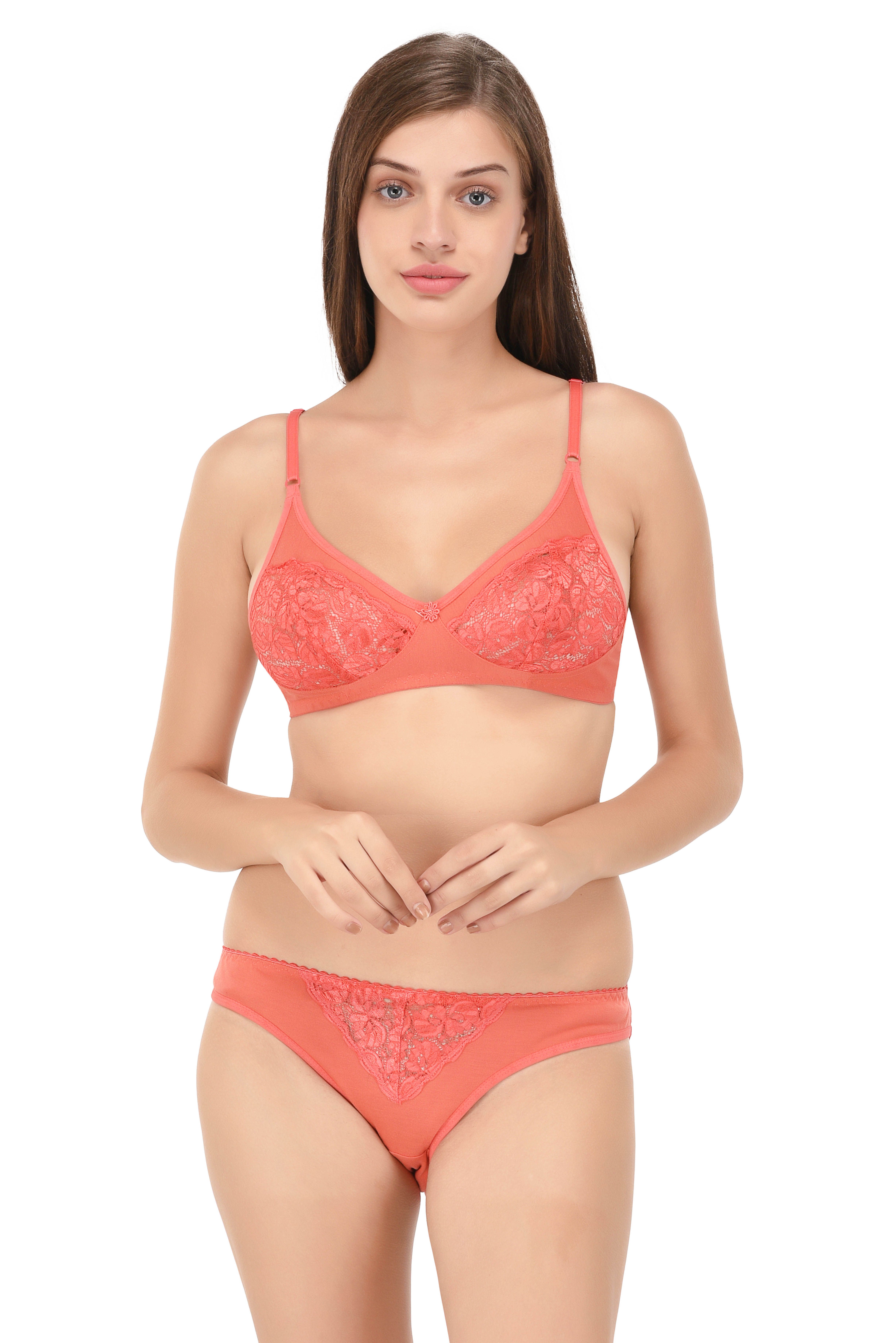 Buy Lizaray Cotton Bra And Panty Set Online At Best Prices In India Snapdeal