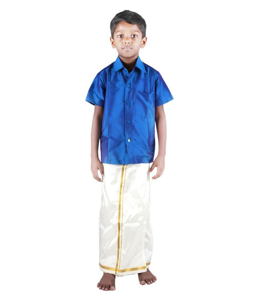 velcro dhoti with shirt