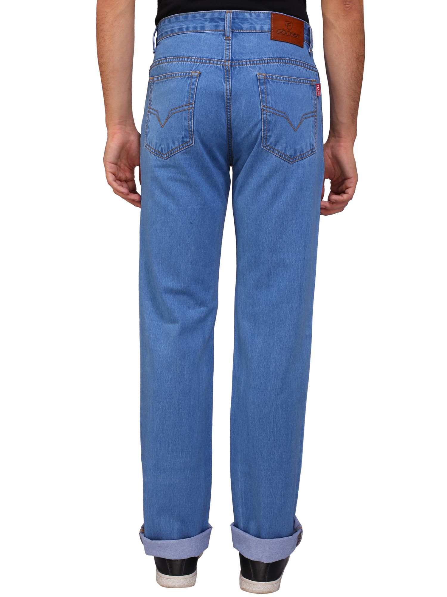 blue relaxed jeans