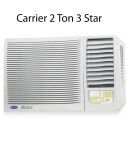 Carrier 2.0 TR 3 Star Estrella Window Air Conditioner(2016-17 BEE Rating)