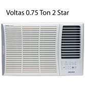Voltas 0.75 Ton 2 Star 102 DYA/102 LYE/102 EY  Window Air Conditioner White(2016-17 BEE Rating)