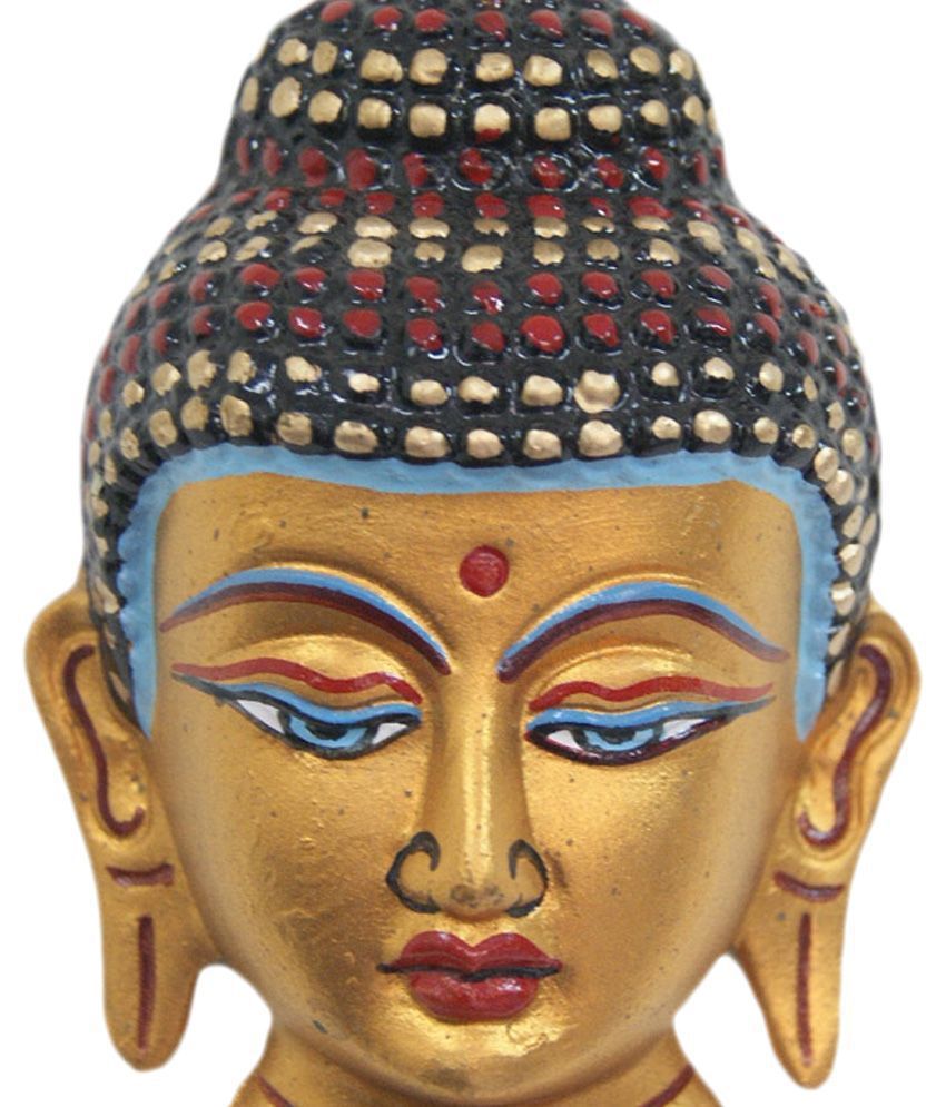     			King & Queen Feng Shui Buddha Head Wall Hanging