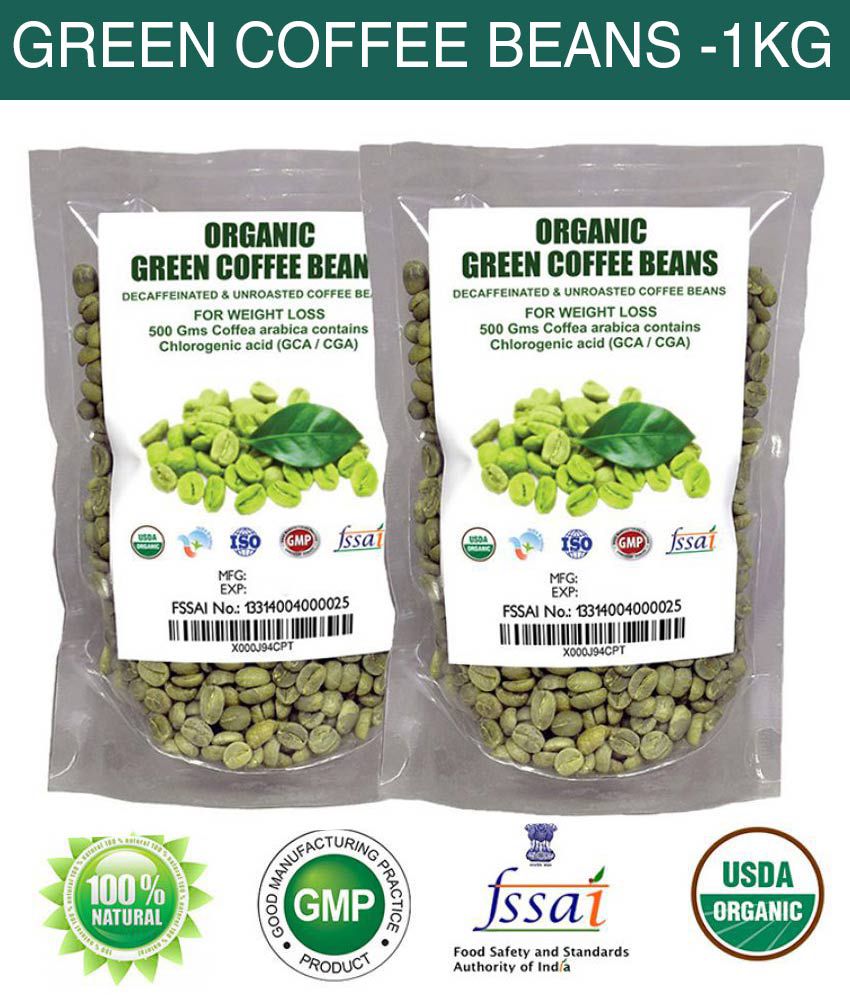 Perennial Lifesciences Organic Green Coffee Beans (500 gm..