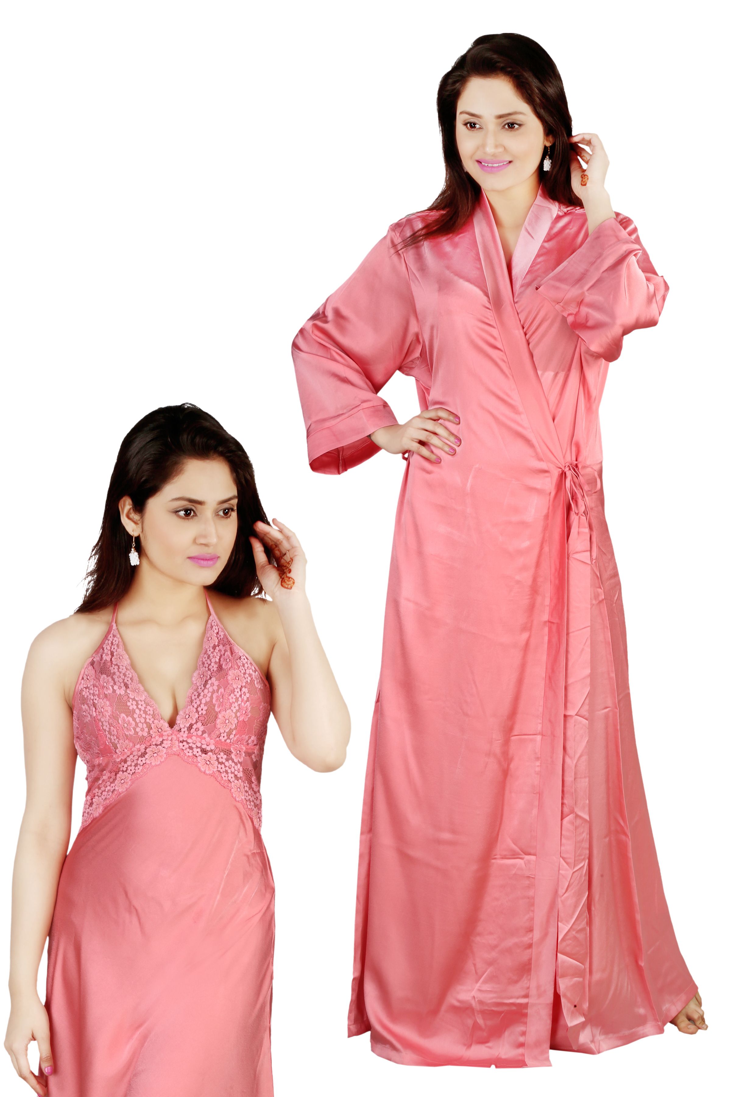 Buy Naughty Nightwear Satin Nighty Night Gowns Red Online At Best 